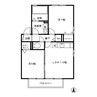リビングタウン桜田南 Ｂ 2LDKの間取り