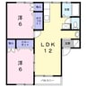 アーバン中桜田 2LDKの間取り