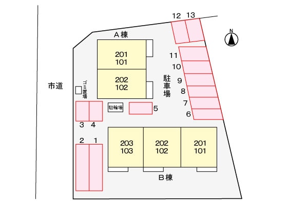 駐車場 マーベラスヒル　Ｂ棟