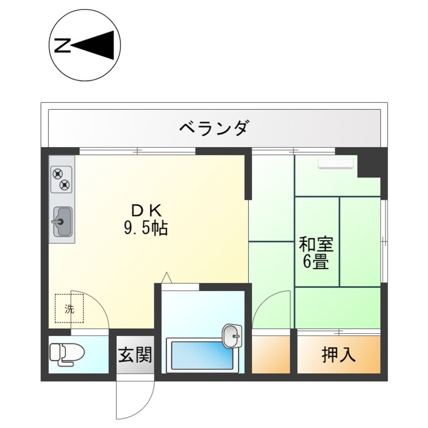 間取図 花笠マンション