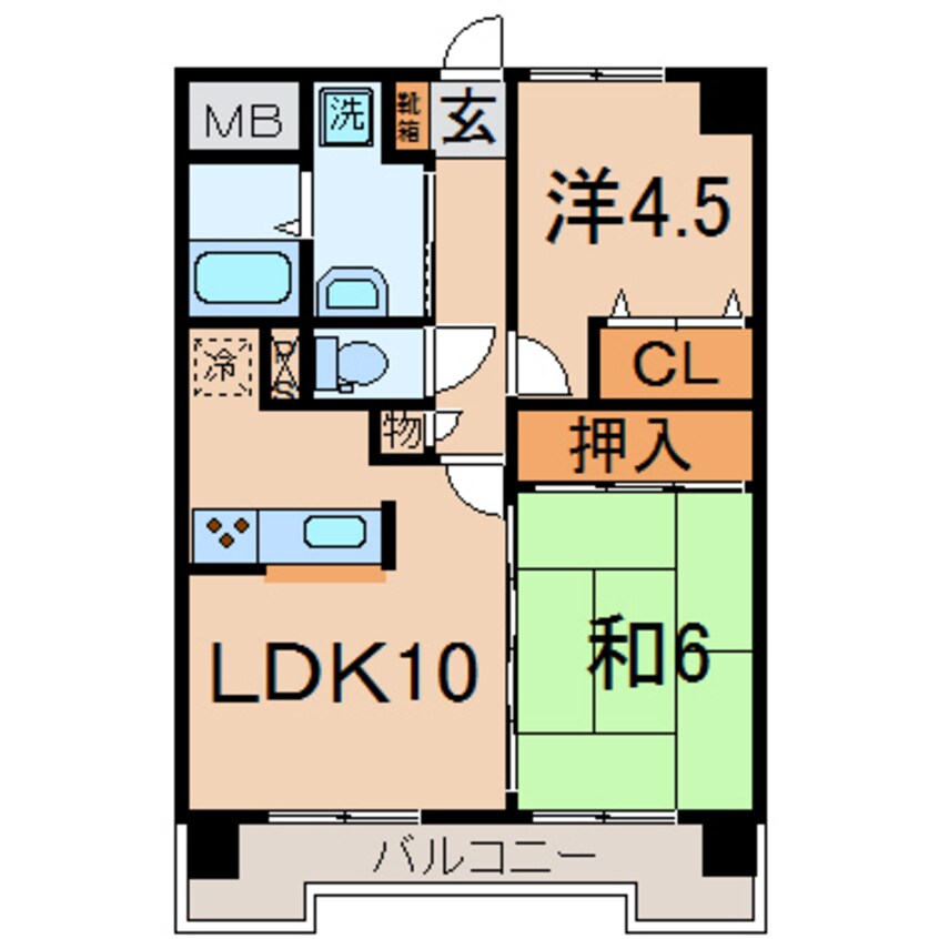 間取図 ロイヤルコート東青田