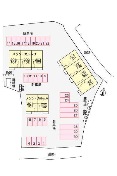 駐車場 メゾン・カルム　Ｃ