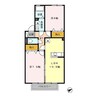 ウィルモアさくら館 2LDKの間取り