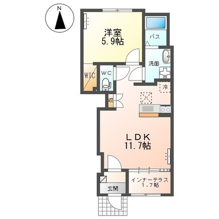 間取り図 仮称）上山市長清水１丁目新築アパート
