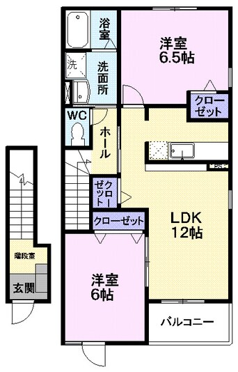 間取図 イースト・リヴァー