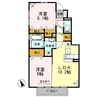 エルモア Ⅰ 2LDKの間取り