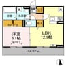 D-ROOM南二番町 A 1LDKの間取り