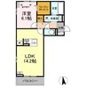 D-ROOM南二番町 A 1LDKの間取り