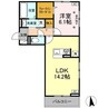 D-ROOM南二番町 A 1LDKの間取り