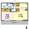 D-ROOM南二番町 B 1LDKの間取り