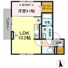 パルテノン ヒルズ 1LDKの間取り