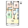 メイブラッサム 3LDKの間取り