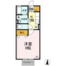 パークハイツ前田Ｚ 1Kの間取り