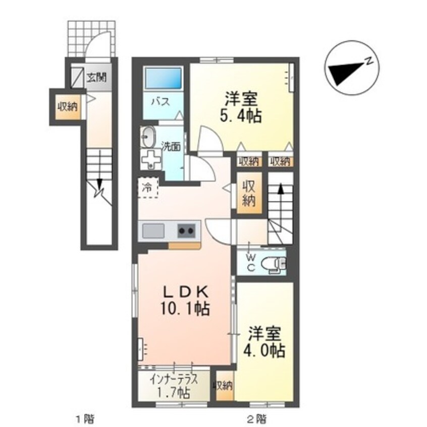 間取図 仮称）上山市金生東1丁目新築工事