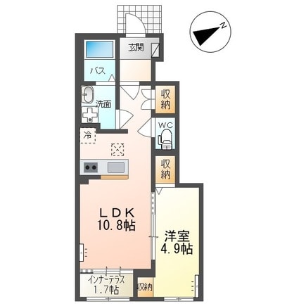 間取り図 仮称）上山市金生東1丁目新築工事