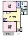 コンシェールＭ 2DKの間取り