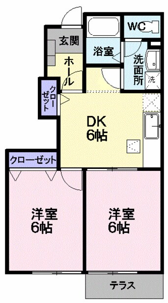 間取図 メゾンパラディ