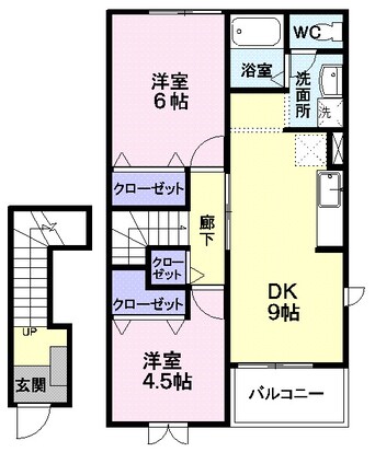 間取図 ヴァン・ラフィーネ