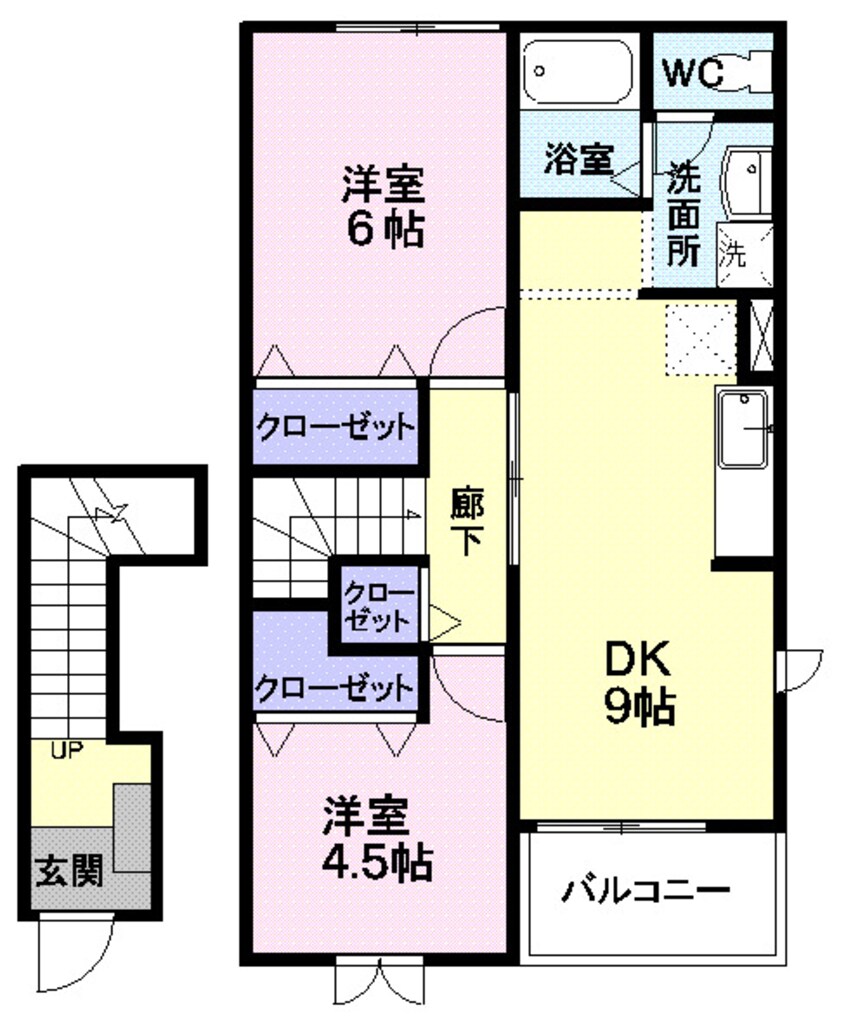 間取図 ヴァン・ラフィーネ