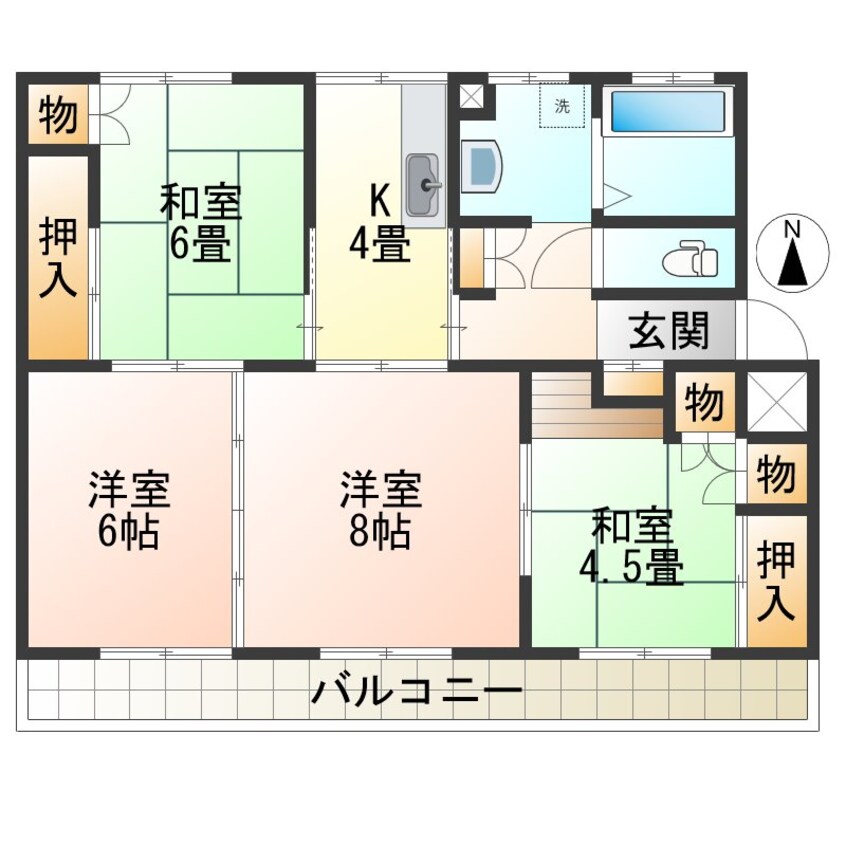 間取図 メゾン成沢