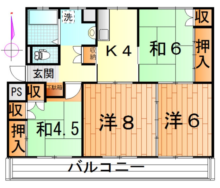 間取図 メゾン成沢