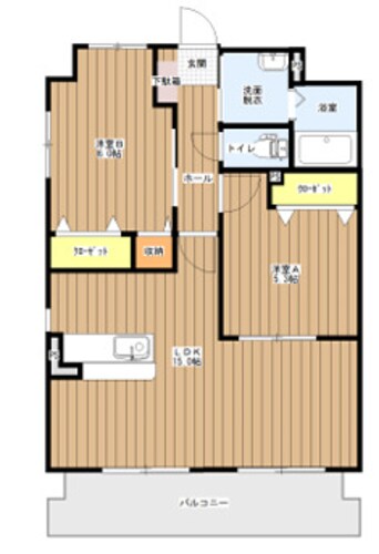 間取図 ラ・セゾン・クレール