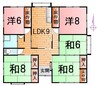 アパートメントハウス末広町 5LDKの間取り