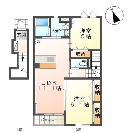 間取り図 グランドコート．Ｍ