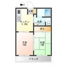 ハイツ松見 2DKの間取り