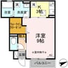 コーポ・マルマサ Ⅲ 1Kの間取り