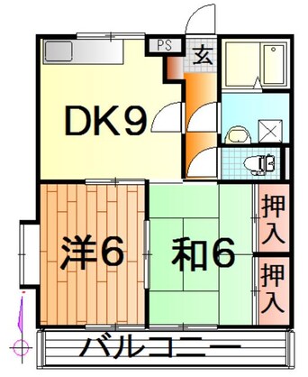 間取図 トーイングロス・マリコⅠ