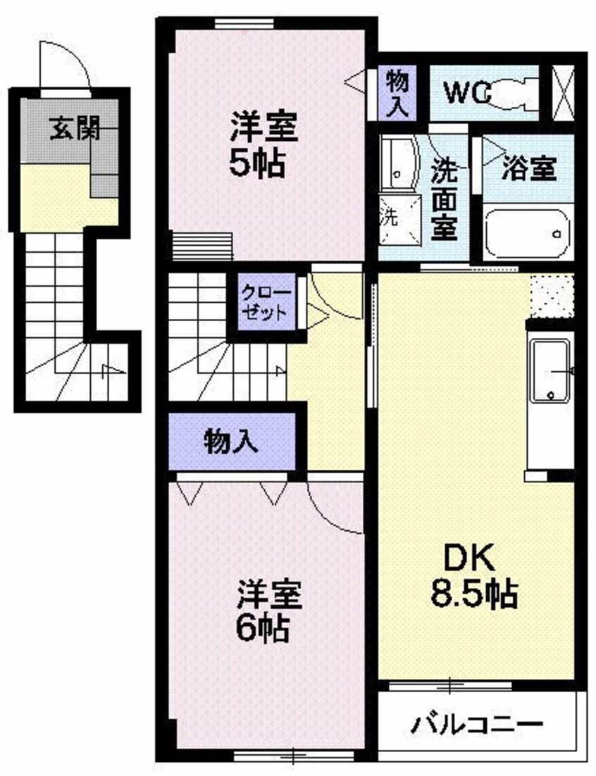 間取図 コットンハウス