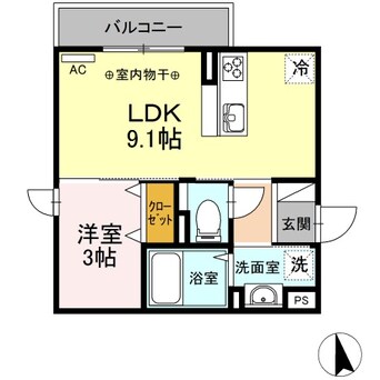 間取図 カナル グランデ 十日町