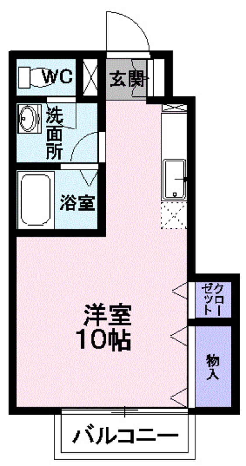 間取図 エステセレッソ　Ｂ棟