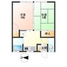 渡辺ハイツ 2Kの間取り