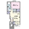 クルール８０ 1LDKの間取り