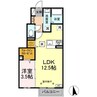 D-ROOM南二番町 C 1LDKの間取り