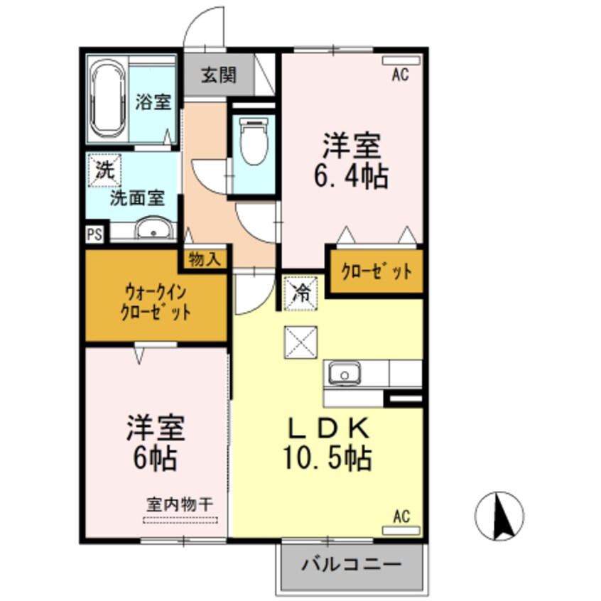 間取図 ムーンリジェール Ｃ