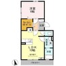 エアフォルク Ｃ 1LDKの間取り