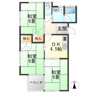 間取図 メゾンクロダ