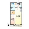 ボルツⅡ 1LDKの間取り