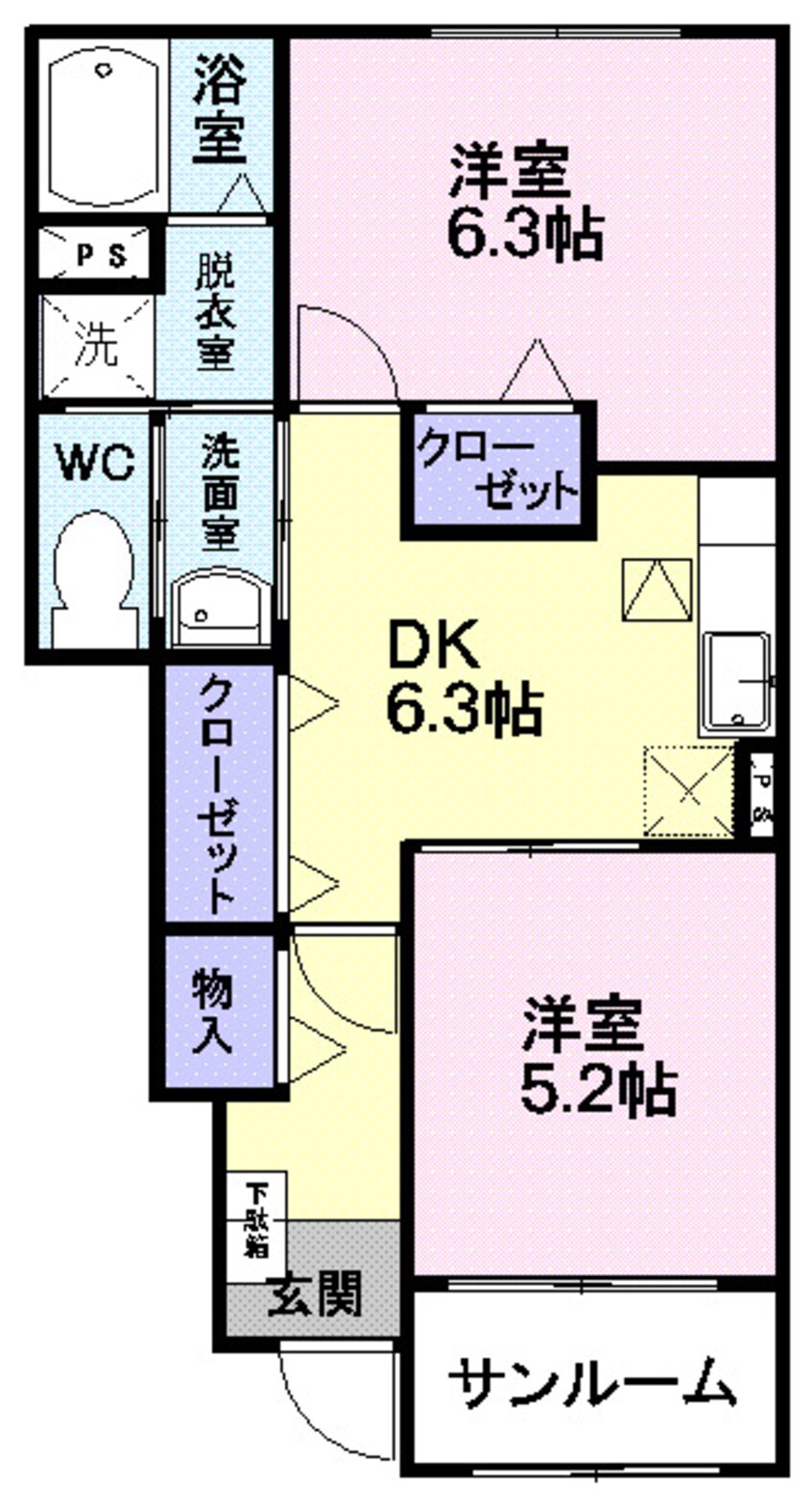 間取図 アルカサル