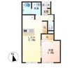 LIVRE　Aoi　上小松 1LDKの間取り
