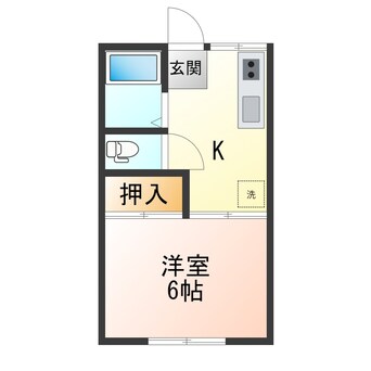 間取図 コーポオオバ