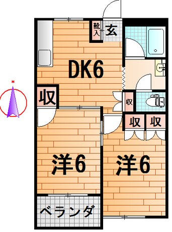 間取図 ベルゾーネ城西