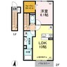 エスポワール 1LDKの間取り