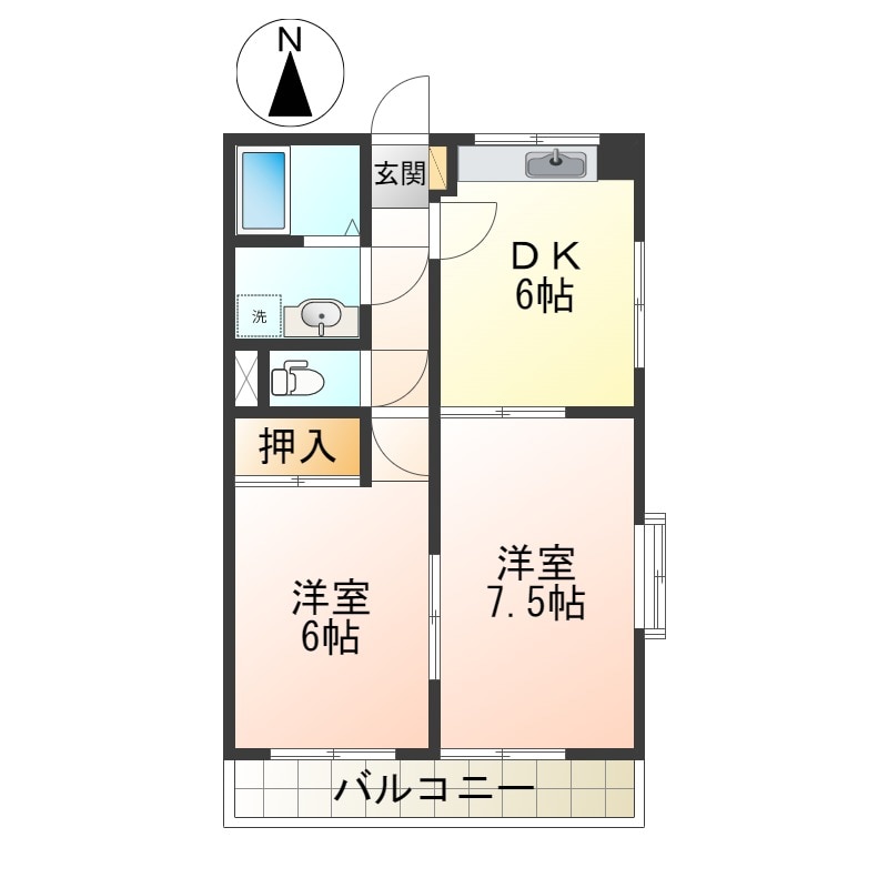 間取り図 EASTPARK桜田