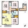 Ｄ－ｒｏｏｍ Ｓａｔｏ 3LDKの間取り