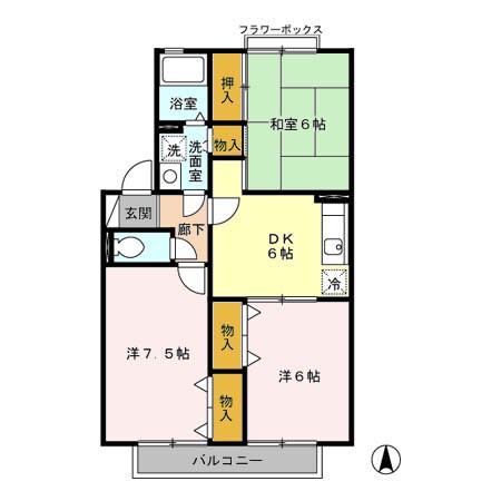 間取り図 セジュールさくら館