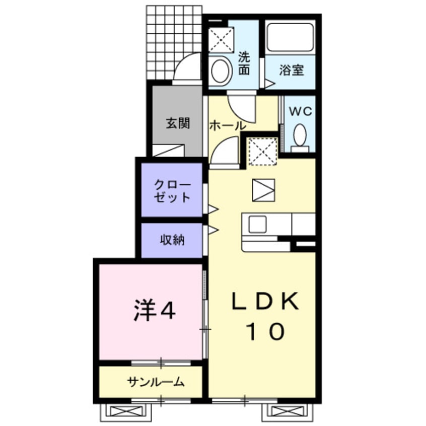 間取図 カーサ　ドマーニ